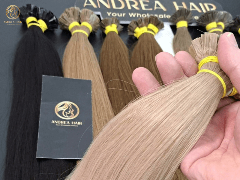 Natural Straight Flat-tip hair extensions is the best-selling product