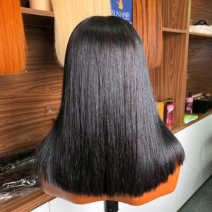 Loose Wave Wig 24 Inch Ombre Dark Brown – 100% Human Hair Wig from Vietnam