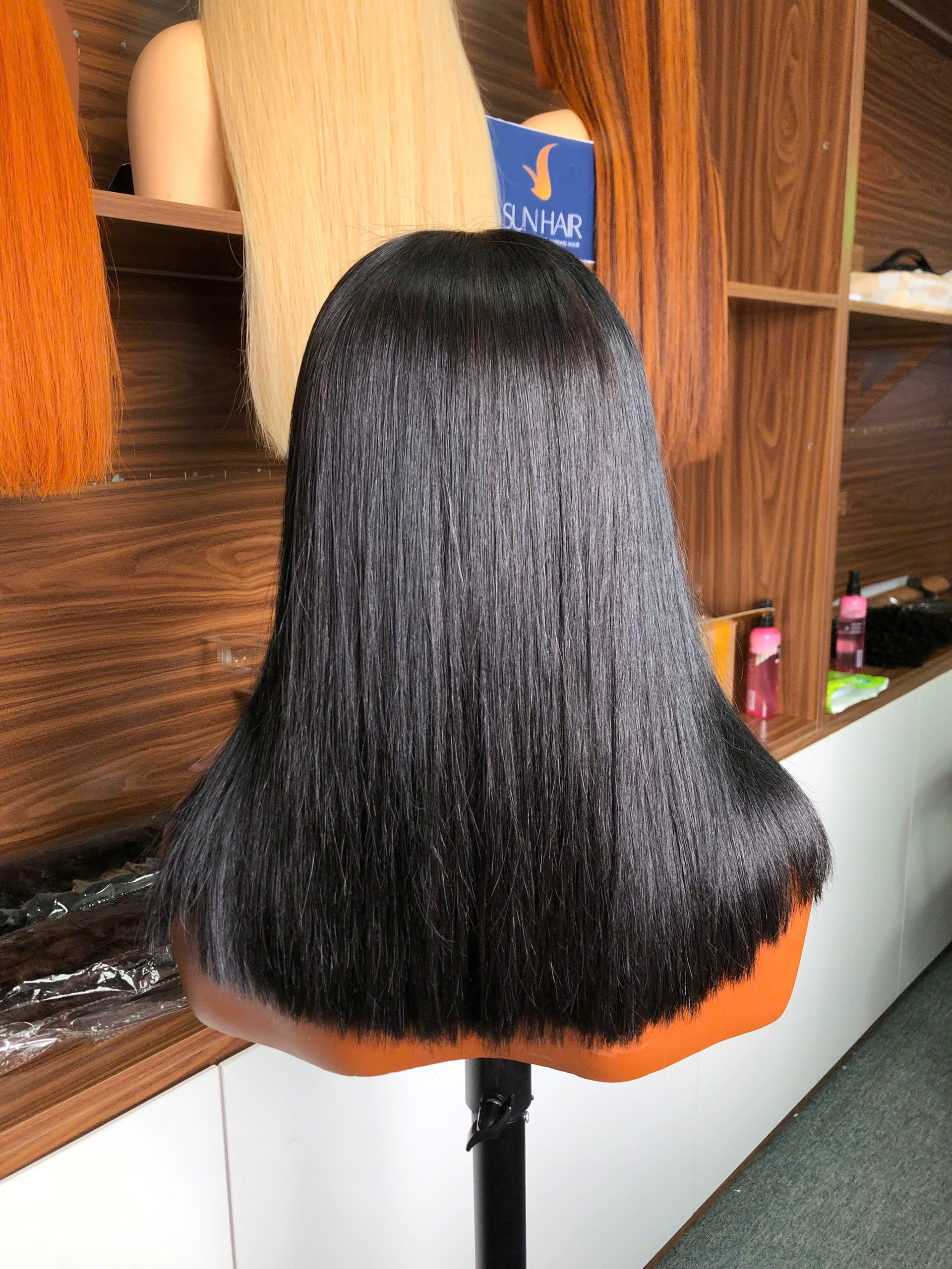 Loose Wave Wig 24 Inch Ombre Dark Brown – 100% Human Hair Wig from Vietnam