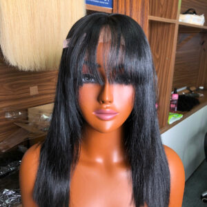 Loose Wave Wig 24 Inch Ombre Dark Brown – 100% Human Hair Wig from Vietnam