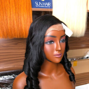 Natural Black Color Loose Wave Wig – 100% Raw Vietnames Hair From Sun Hair