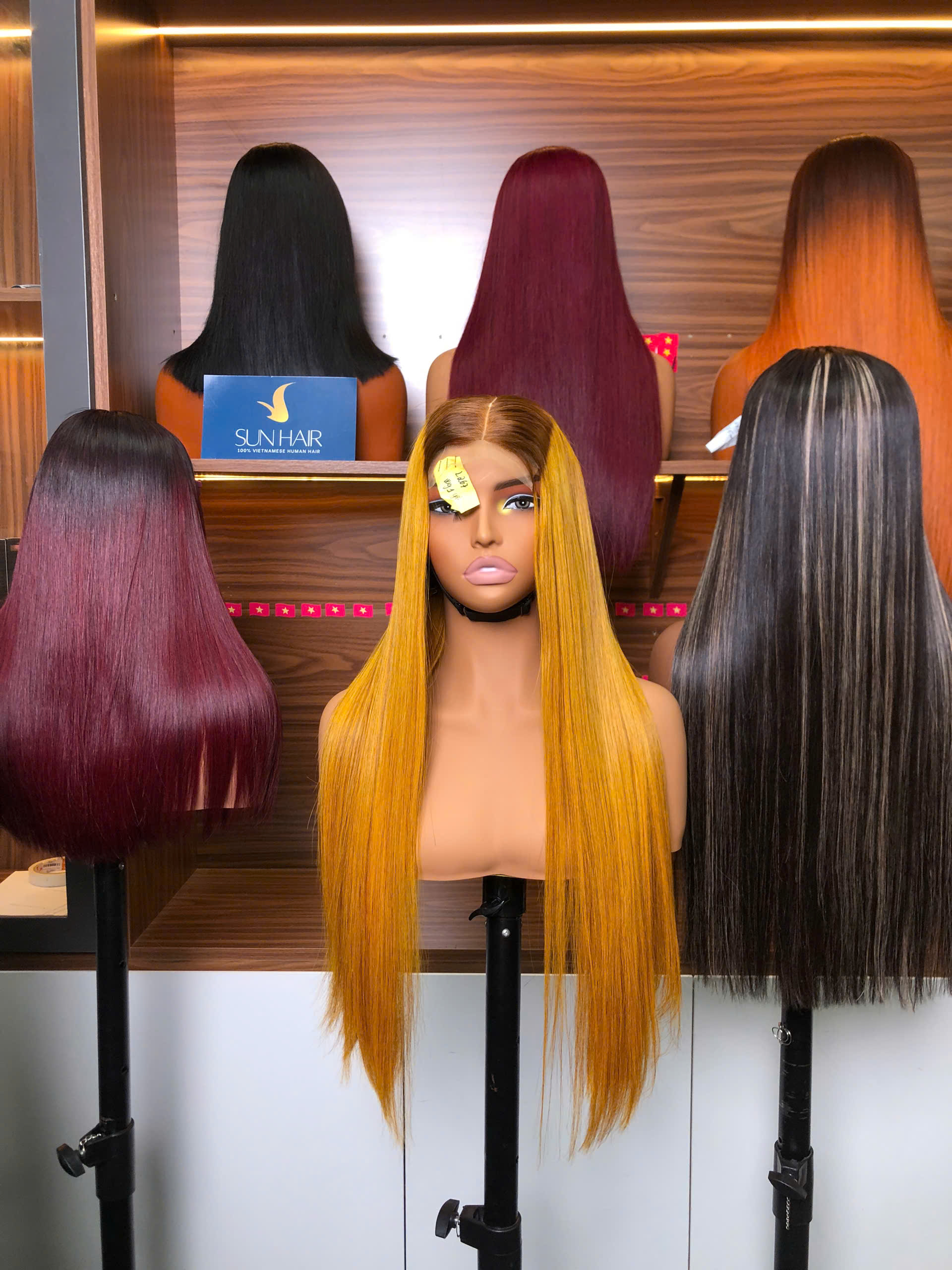 Bone Straight Wig 26’’ – Golden Blonde Color | 100% Raw Vietnamese Hair from Sun Hair - Image 2