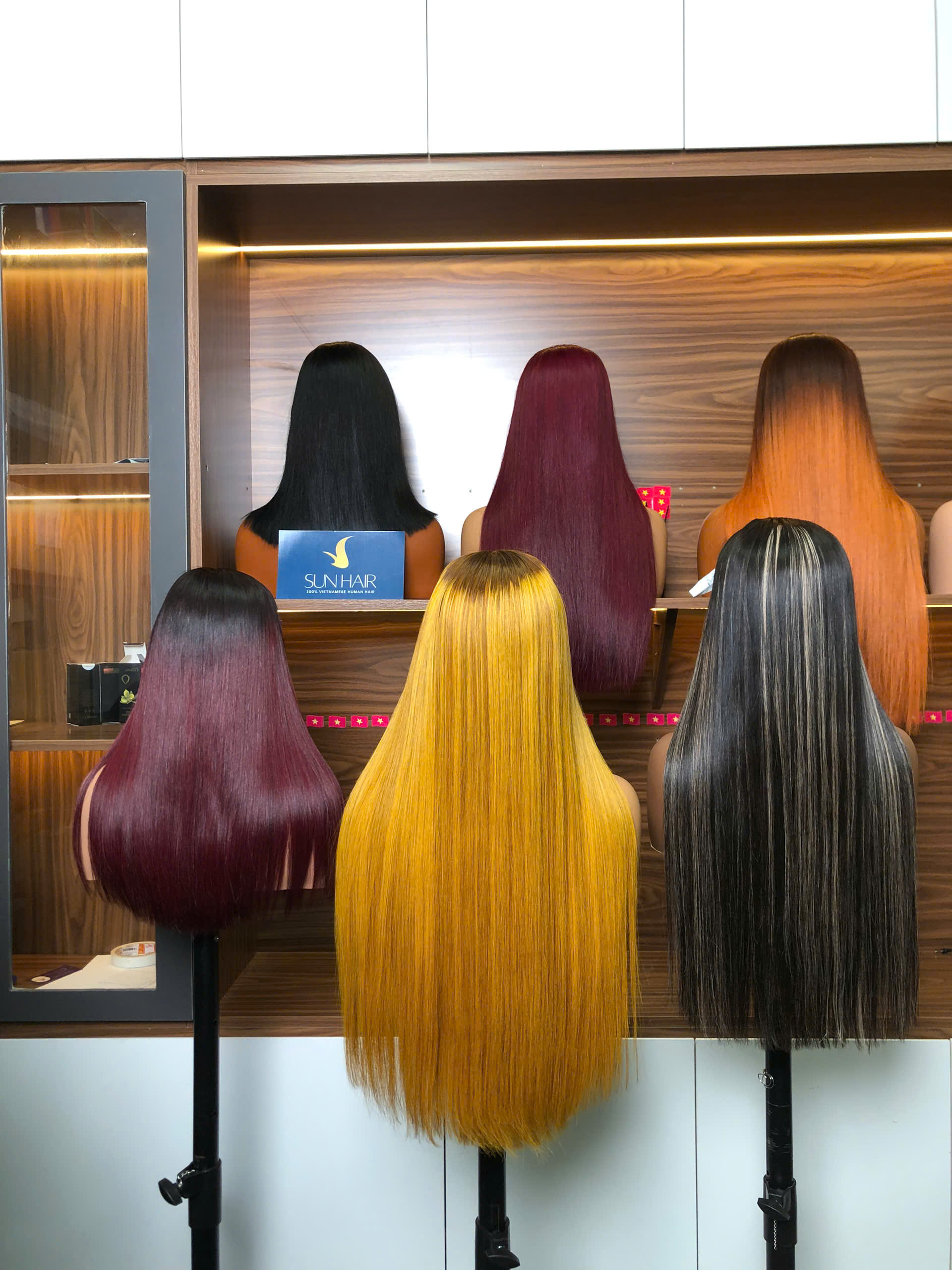 Bone Straight Wig 26’’ – Golden Blonde Color | 100% Raw Vietnamese Hair from Sun Hair - Image 5