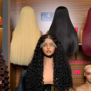 Alternative view of Burmese Curly Wig 28’’ – Natural Color | 100% Raw Vietnamese Hair from Sun Hair