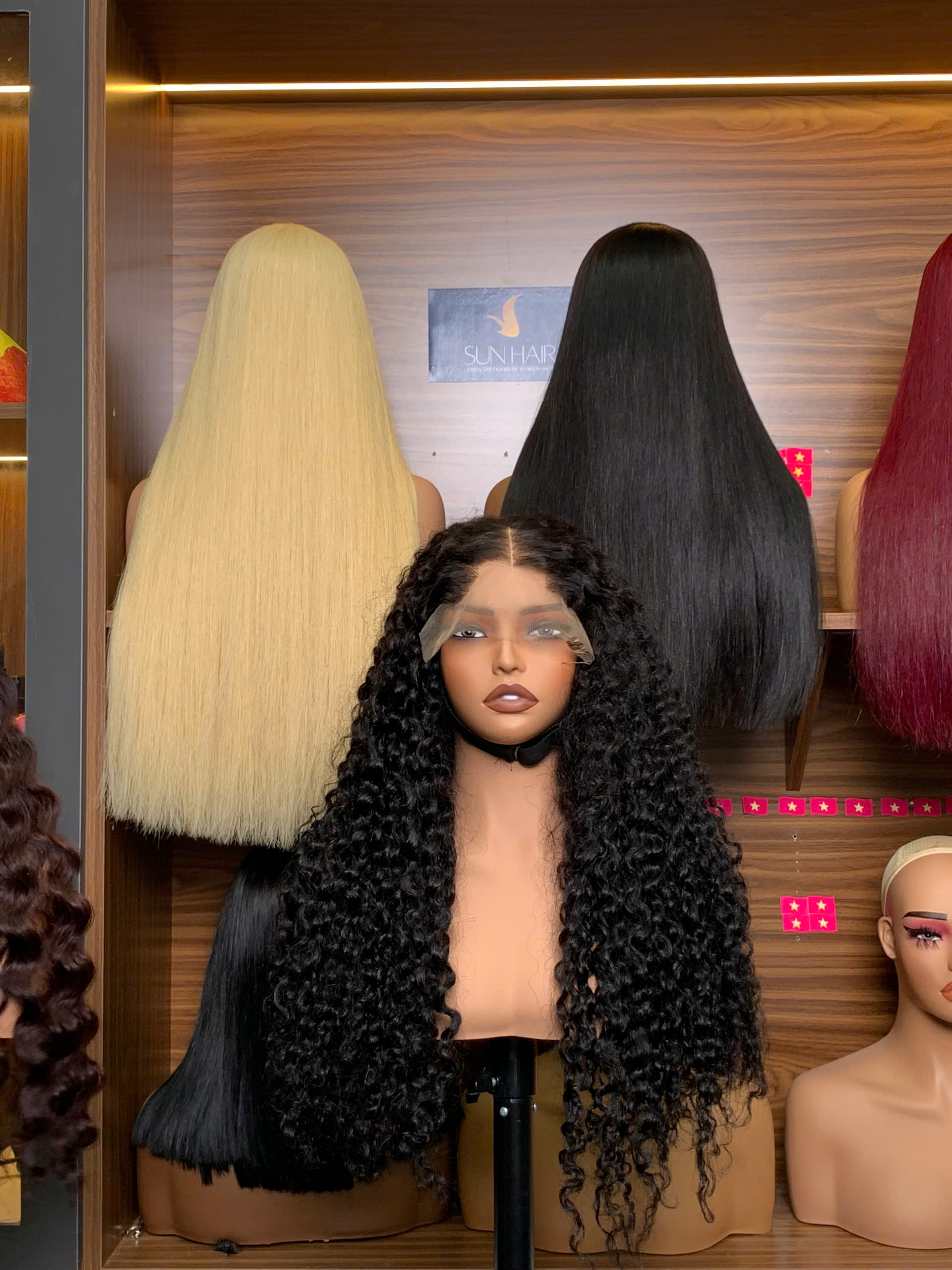 Burmese Curly Wig 28’’ – Natural Color | 100% Raw Vietnamese Hair from Sun Hair